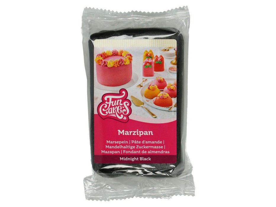 FunCakes Buntes Marzipan Mitternachtschwarz, 250g