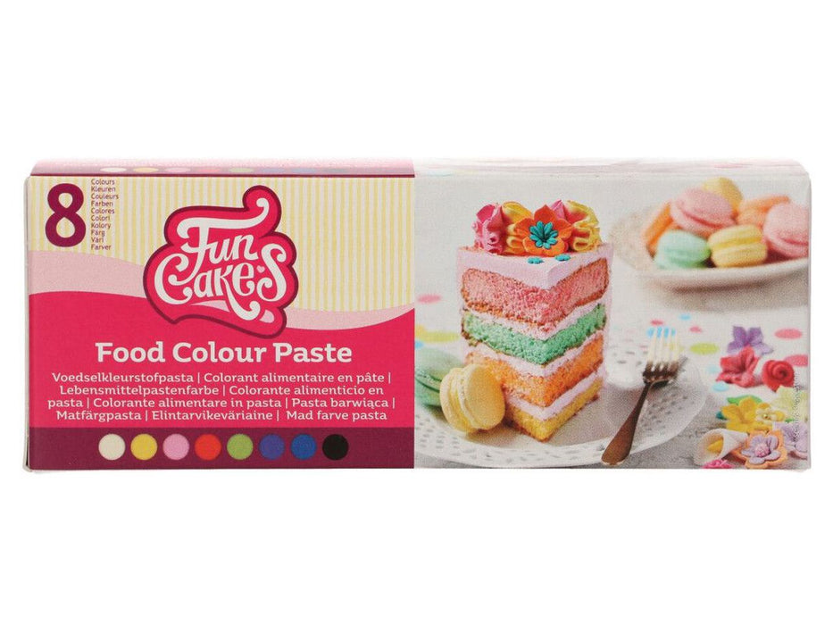 FunCakes FunColours Paste, 8er Set