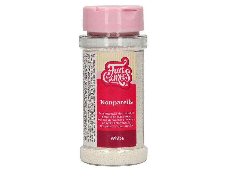 FunCakes Miniperlen Weiß, 80g