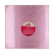 FunCakes Tortenplatte Pink, Quadrat 30,5 cm - Tortendekoshop