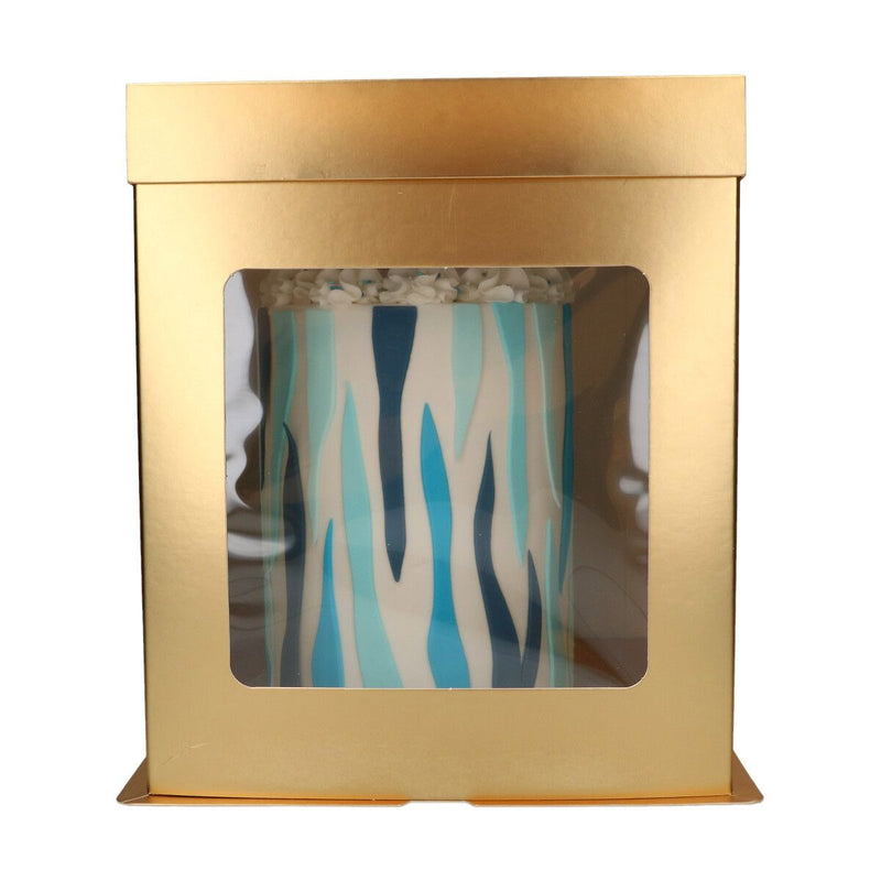 Funcakes Tortenschachtel Gold, 26x26x29,4cm