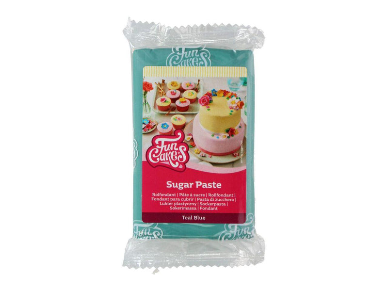 FunCakes Zuckerpaste Teal Blau, 250g - Tortendekoshop