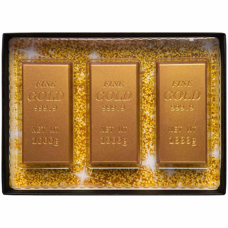 Geschenkpackung Goldbarren 75g