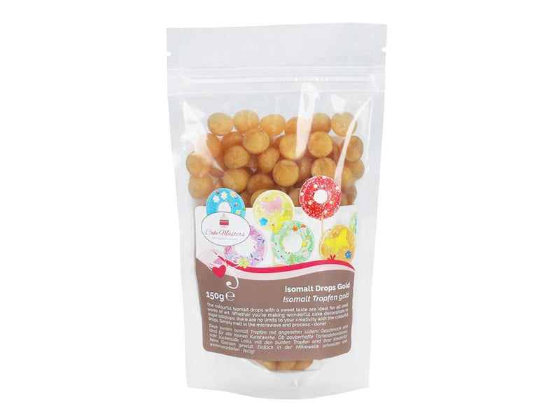 Isomalt Tropfen gold, 150g