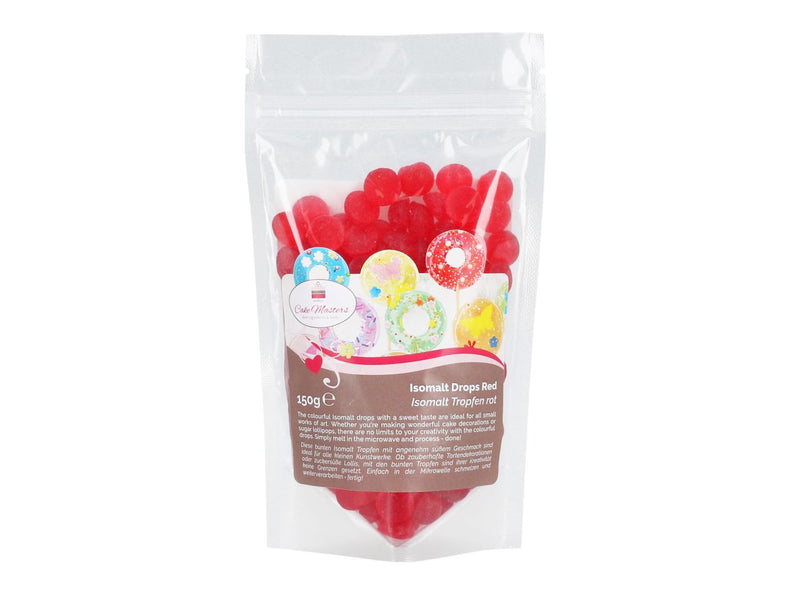 Isomalt Tropfen rot, 150g