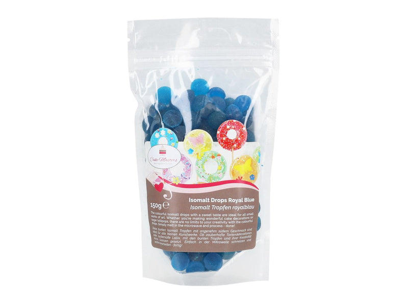 Isomalt Tropfen royalblau, 150g