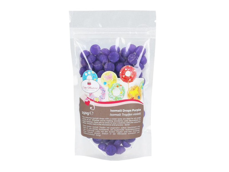 Isomalt Tropfen violett, 150g