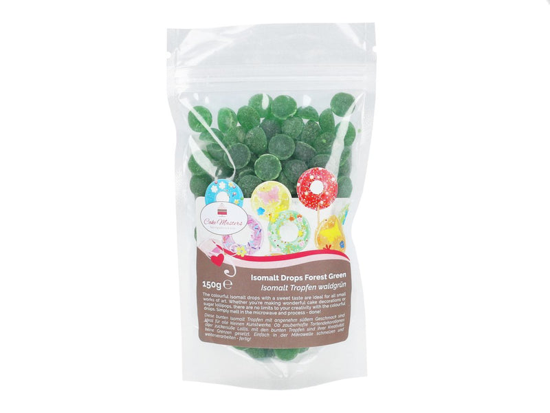 Isomalt Tropfen waldgrün, 150g