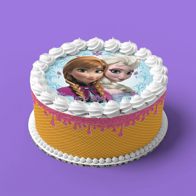 Anna, Elsa Rund Tortenaufleger