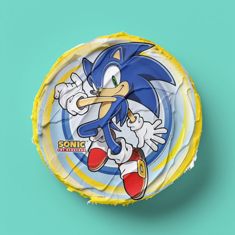 Sonic Runde Tortenaufleger