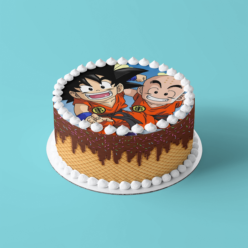Dragon Ball Runde Tortenaufleger