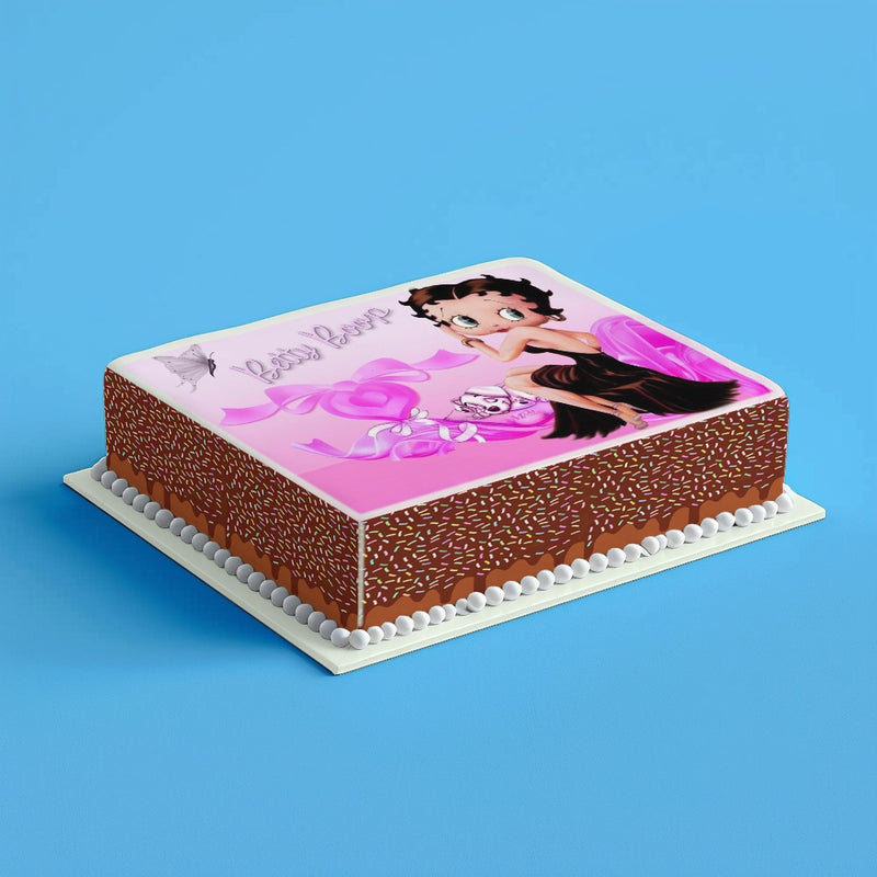 Betty Boop Tortenaufleger, Rechteckig