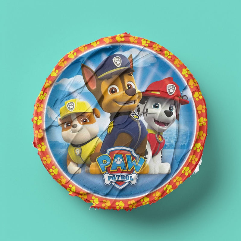Paw Patrol Runde Tortenaufleger