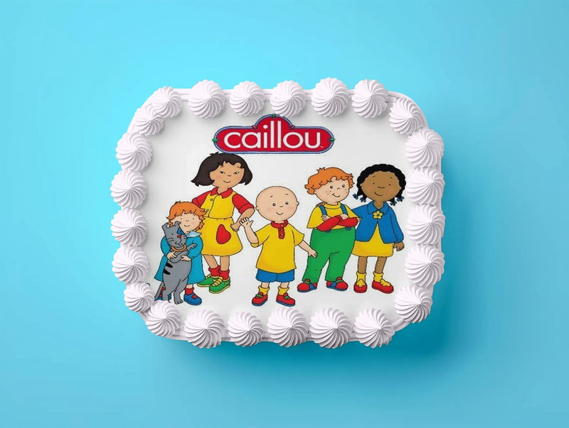 Caillou Tortenaufleger, Rechteckig