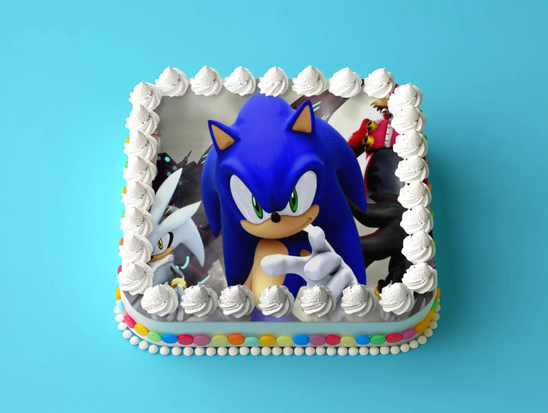 Sega Sonic taarttopper