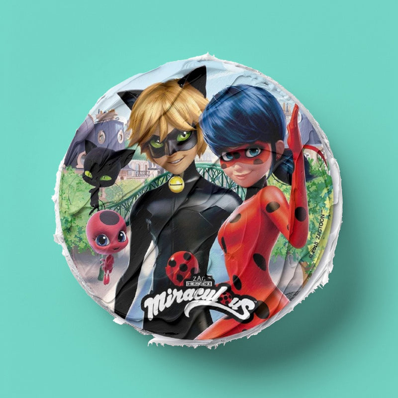 Generique, Ladybug Miraculous Runde Tortenaufleger