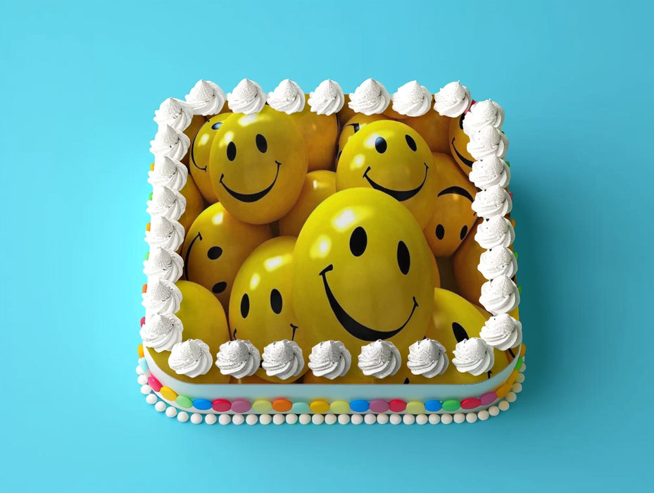 Smiley Tortenaufleger
