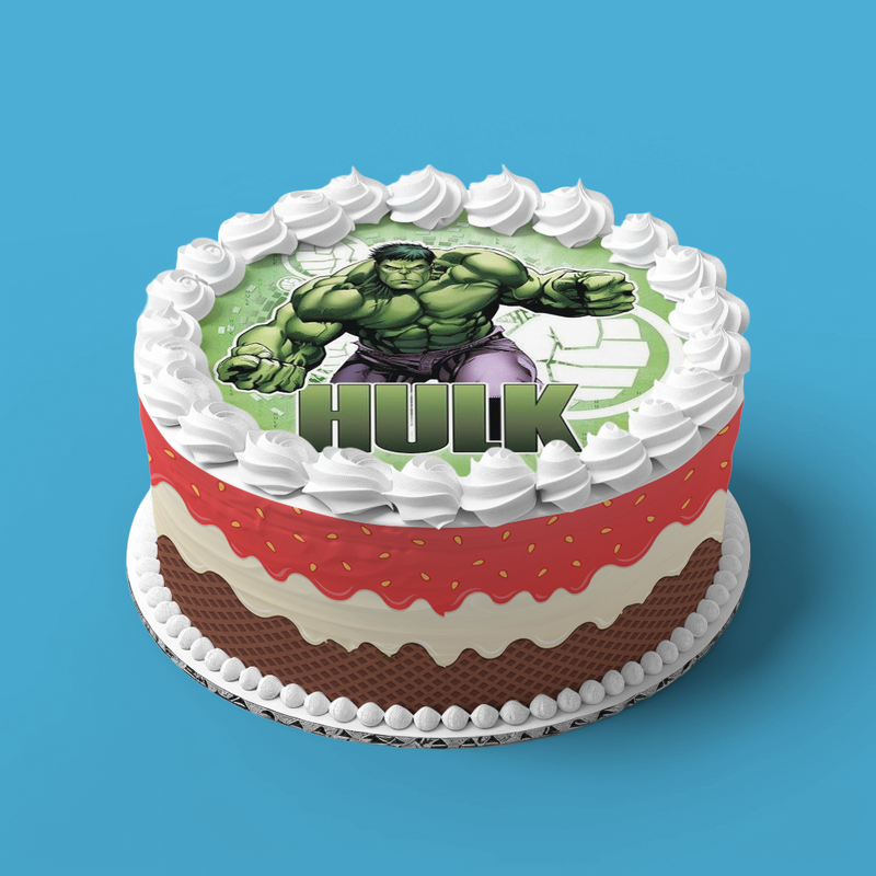 Hulk Runde Tortenaufleger