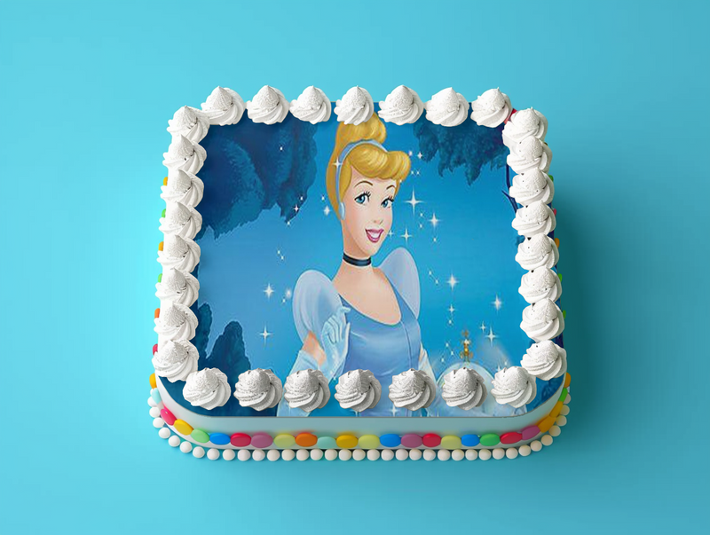 Cinderella Tortenaufleger, Rechteckig