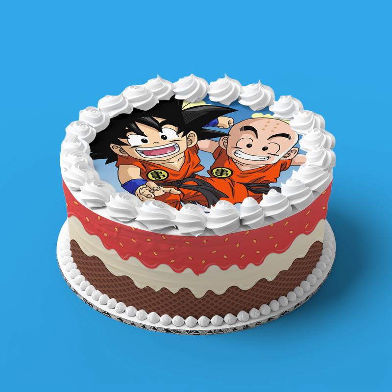 Dragon Ball Runde Tortenaufleger