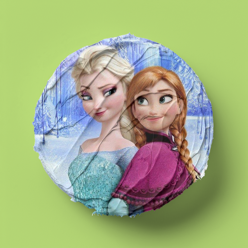 Anna, Elsa, Frozen, Eiskönigin Runde Tortenaufleger