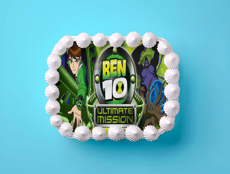 BEN 10 Tortenaufleger, Rechteckig