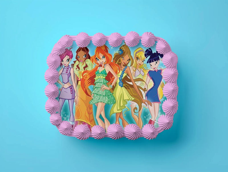 Winx Club Tortenaufleger, Rechteckig