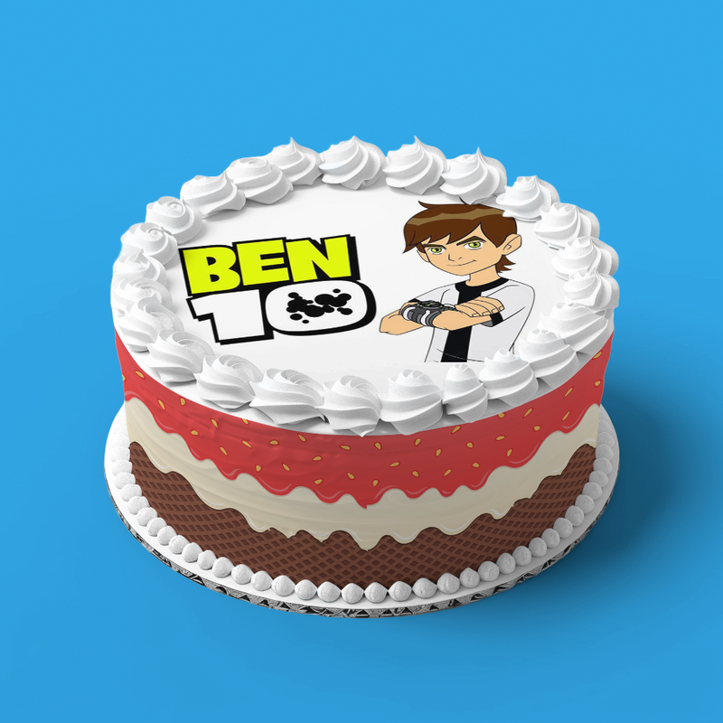 BEN 10 Runde Tortenaufleger