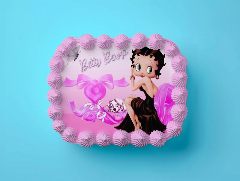 Betty Boop Tortenaufleger, Rechteckig