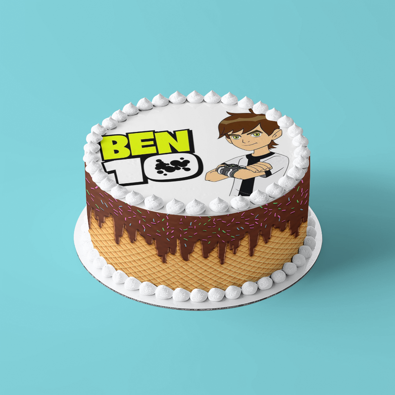 BEN 10 Runde Tortenaufleger