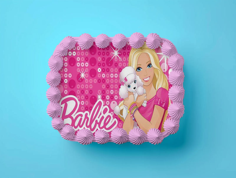 Barbie Tortenaufleger, Rechteckig