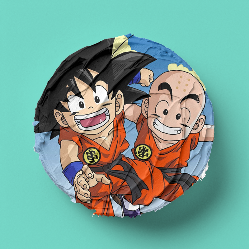 Dragon Ball Runde Tortenaufleger
