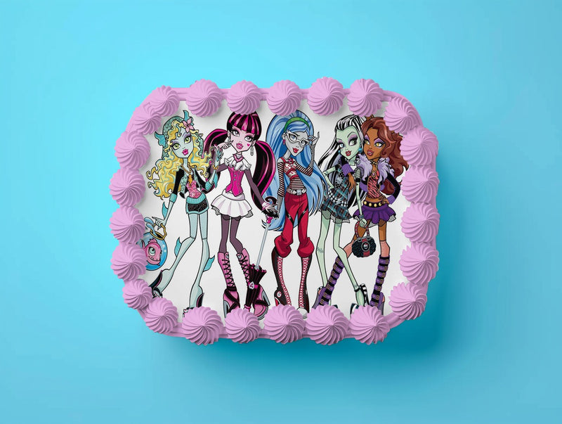 Monster High Tortenaufleger, Rechteckig