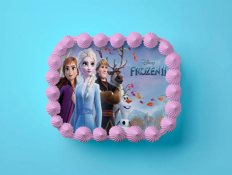 Frozen II, Eiskönigin Tortenaufleger, Rechteckig