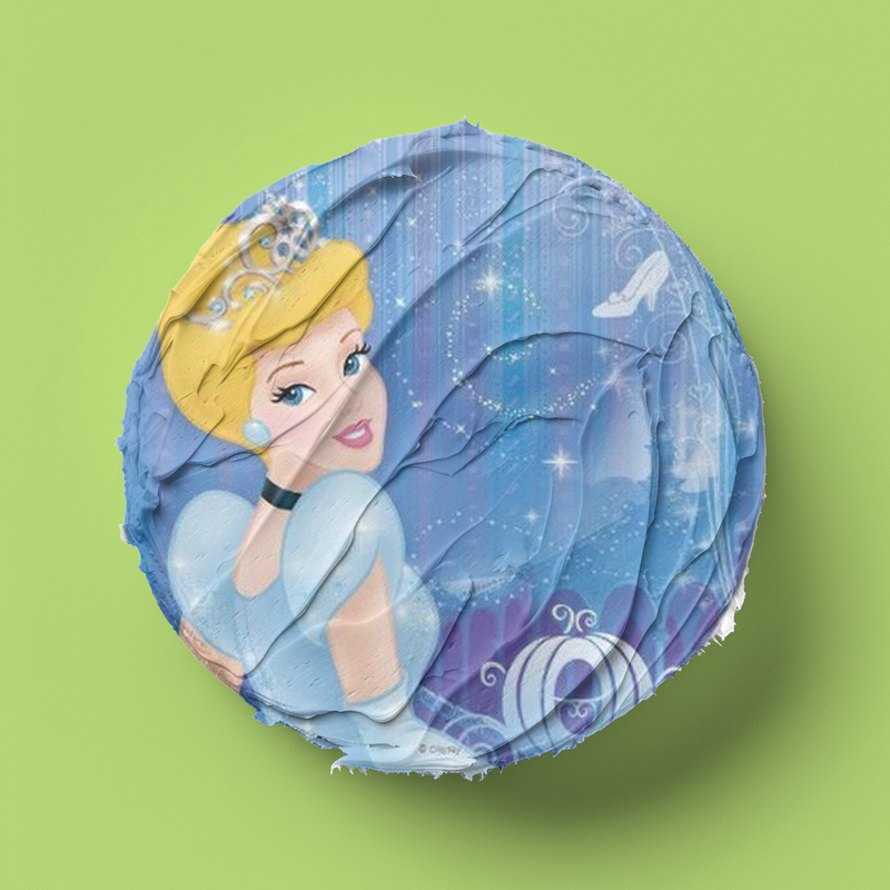 Cinderella Runde Tortenaufleger