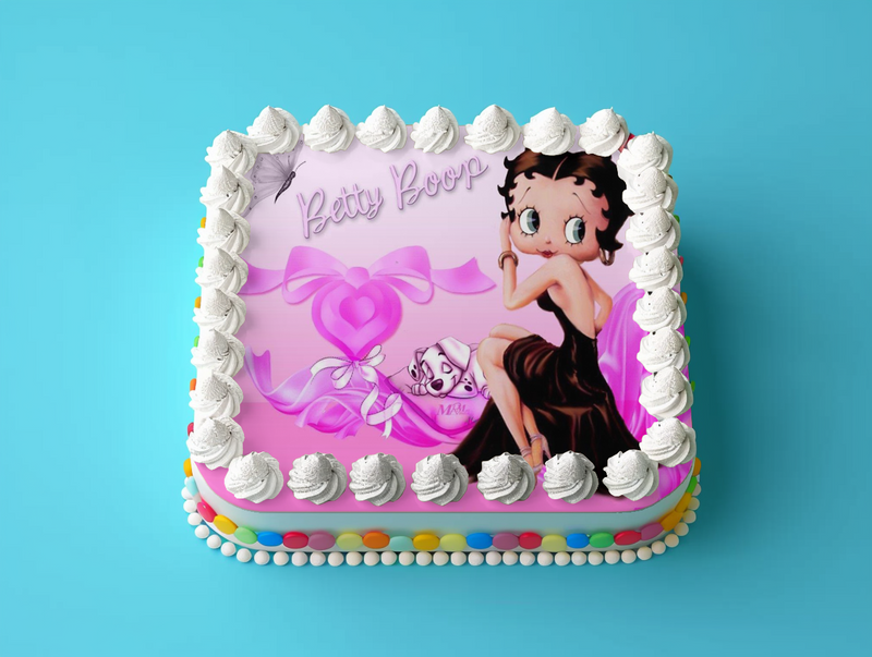 Betty Boop Tortenaufleger, Rechteckig