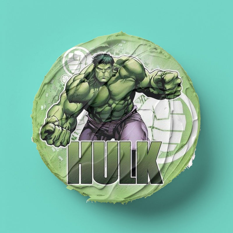 Hulk Runde Tortenaufleger