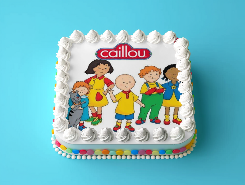 Caillou Tortenaufleger, Rechteckig