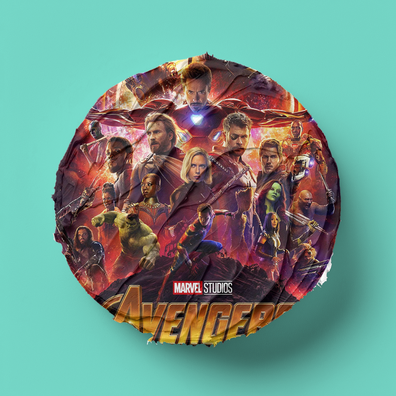 Avengers Runde Tortenaufleger