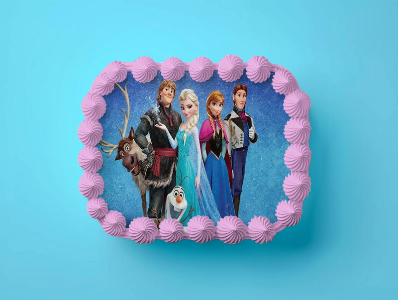 Frozen Thema Tortenaufleger, Rechteckig