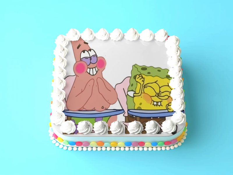 Spongebob Tortenaufleger, Rechteckig