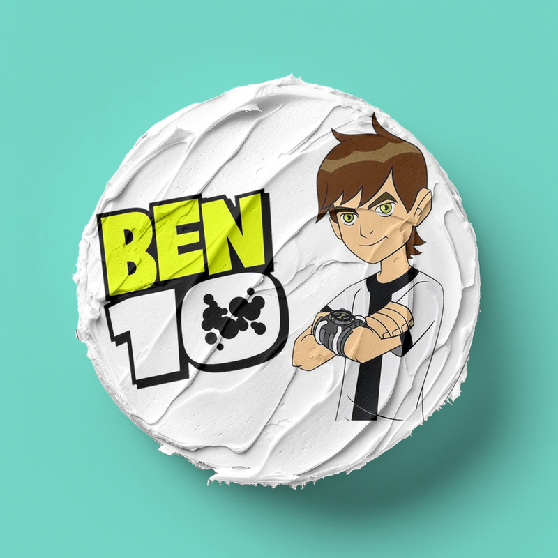 BEN 10 Runde Tortenaufleger
