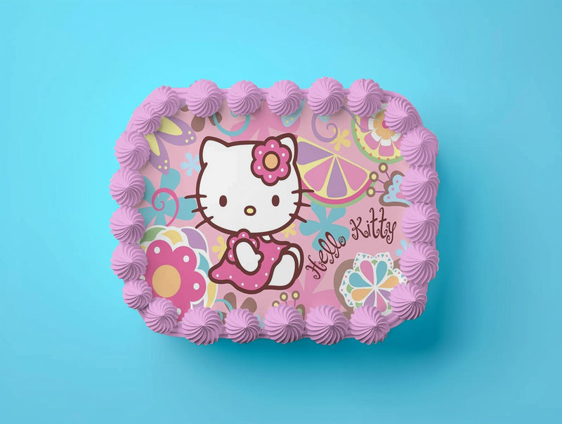 Hello Kitty Tortenaufleger, Rechteckig