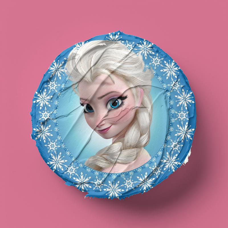 Frozen, Elsa Figüren, Eiskönigin Runde Tortenaufleger