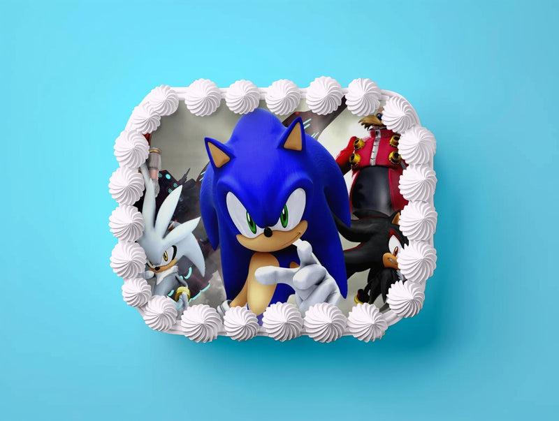 Sega Sonic Tortenaufleger