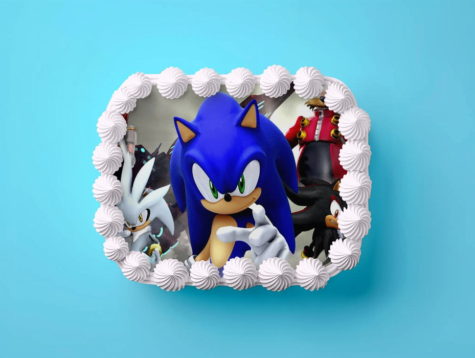 Sega Sonic Tortenaufleger