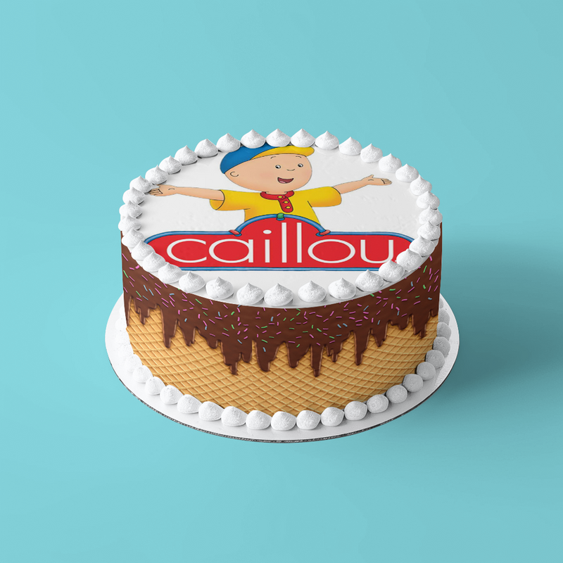 Caillou Runde Tortenaufleger