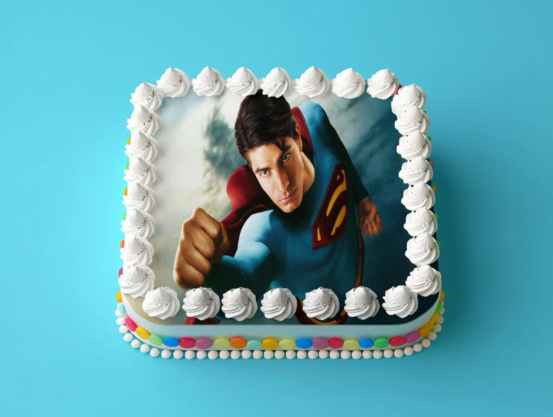 Superman Tortenaufleger, Rechteckig