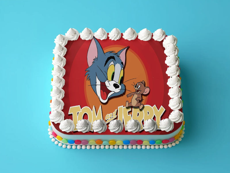 Tom und Jerry Tortenaufleger, Rechteckig
