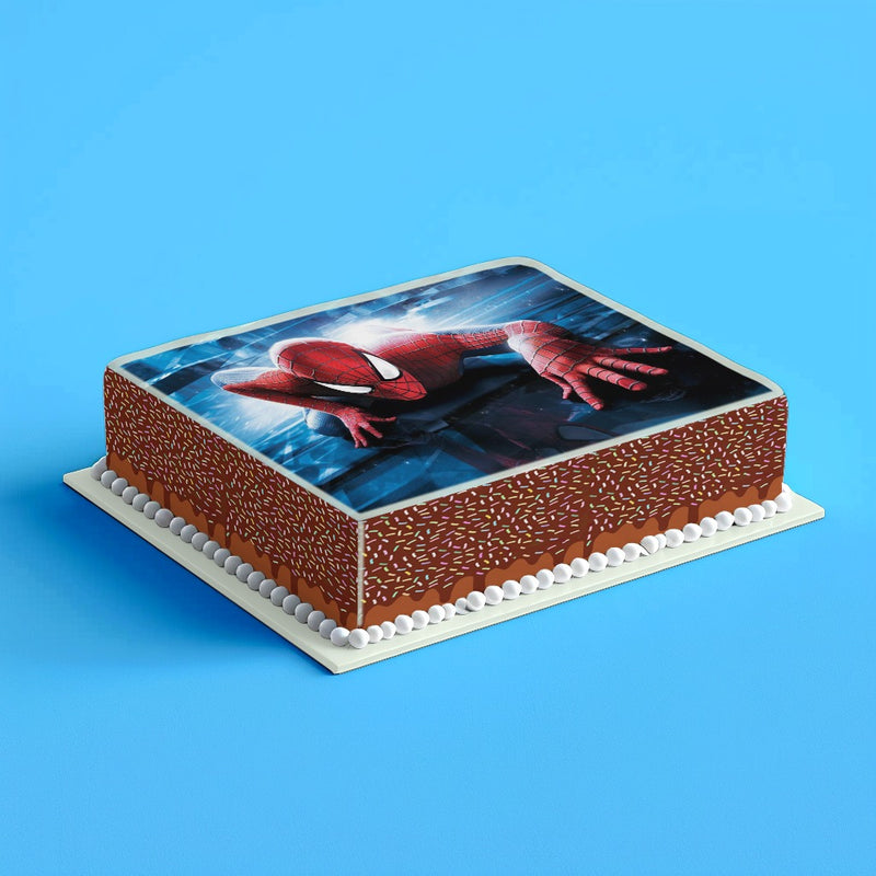 Spiderman Tortenaufleger, Rechteckig